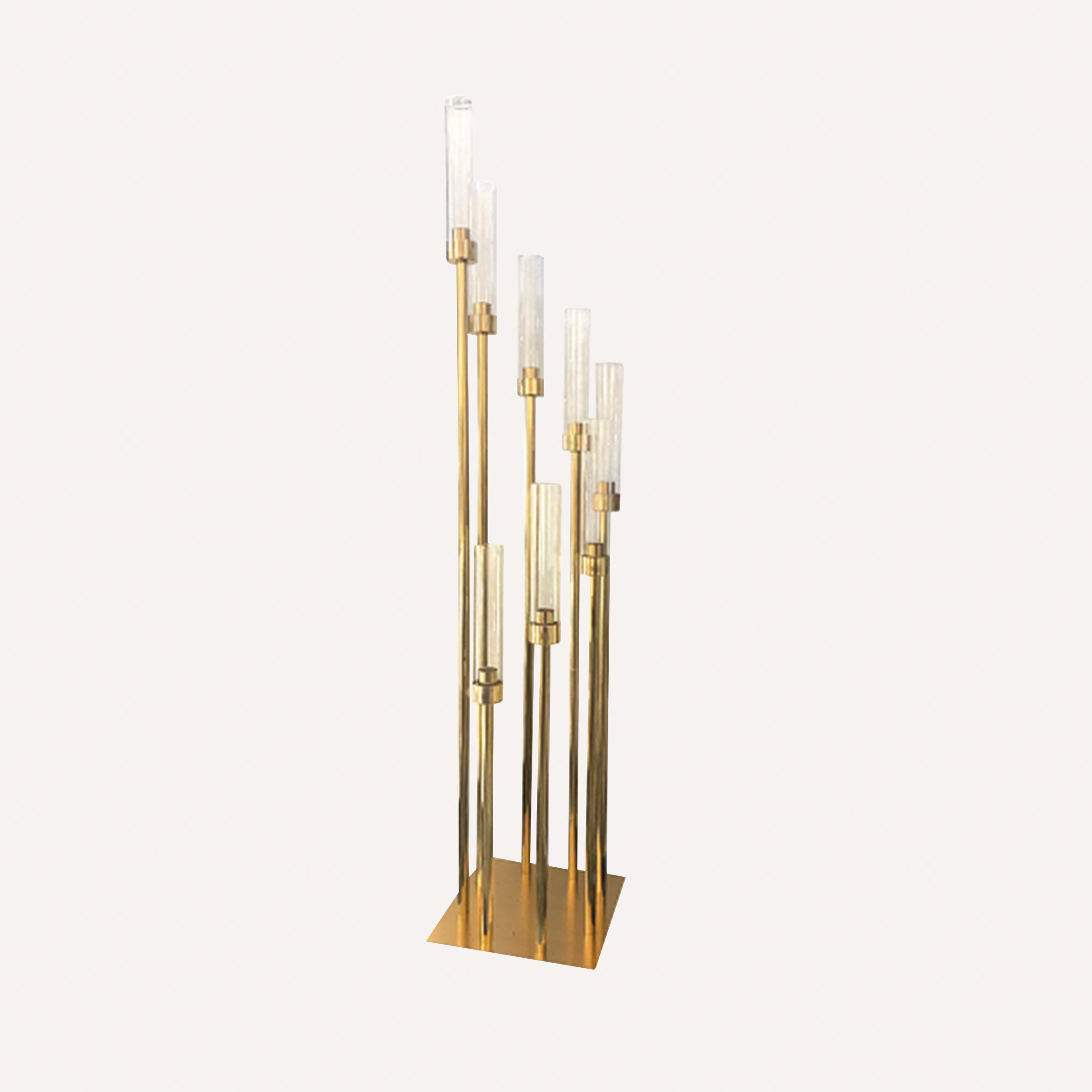 GOLD 8 HEAD CANDELABRA